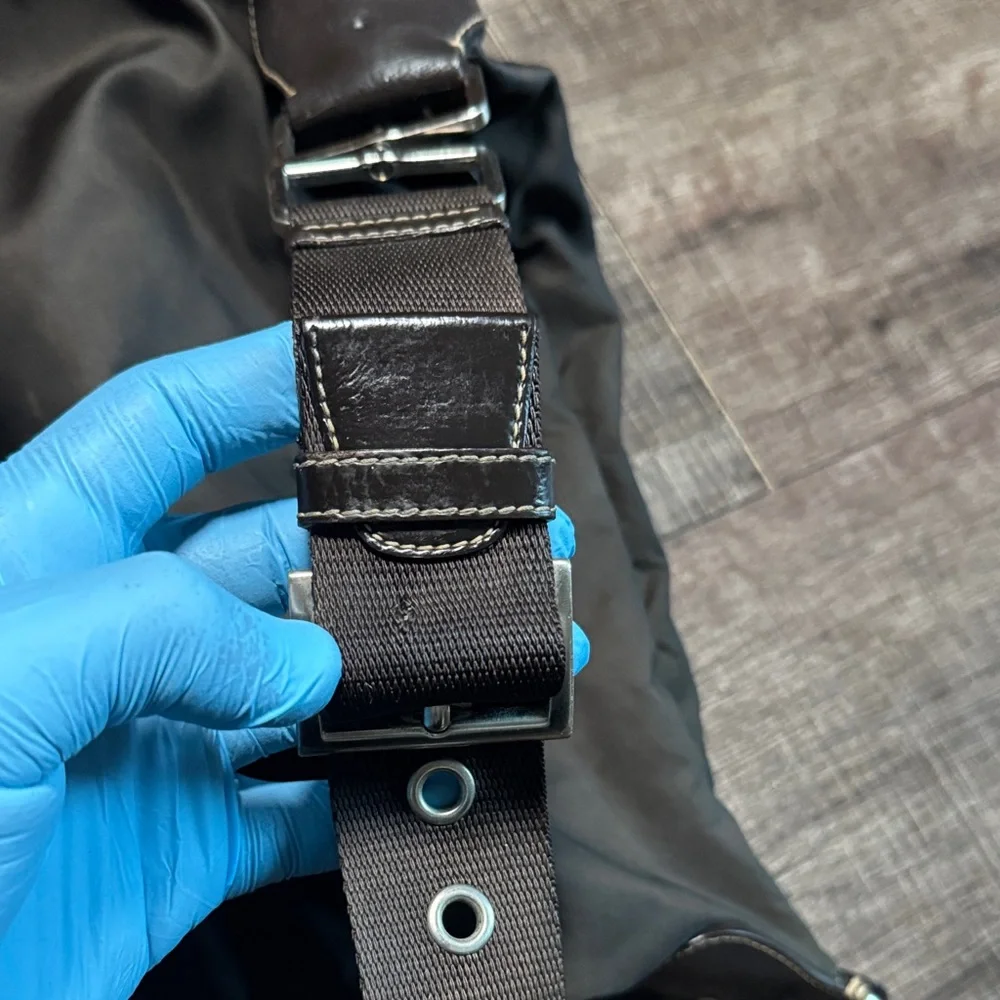 Prada Black Nylon Shoulder Bag - Picture 9 of 16
